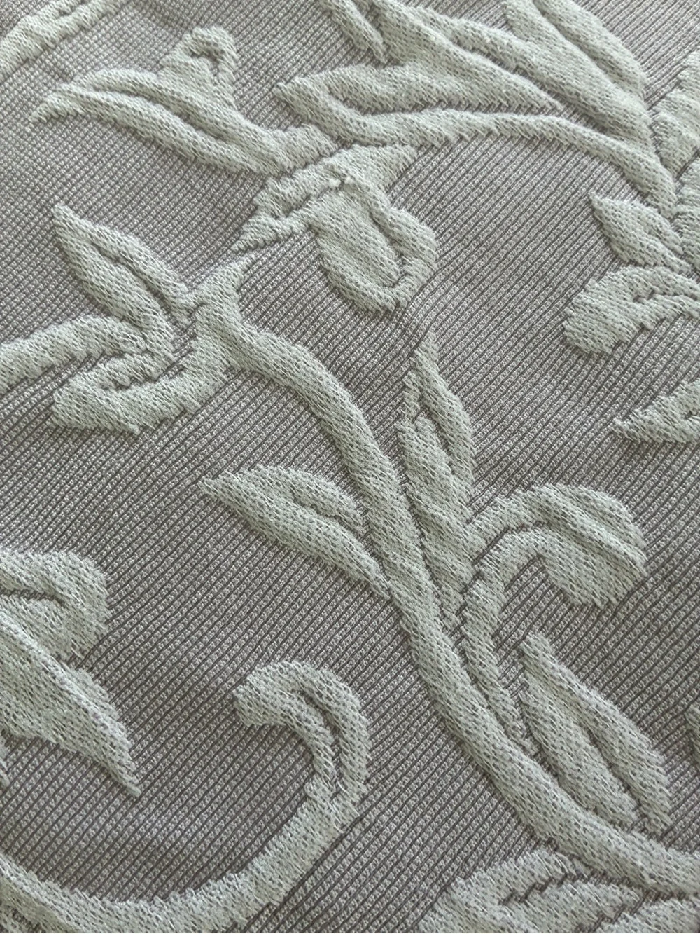 Vtg JCPenney Home Queen Matelasse Quilt Coverlet  Violet Lavender Woven Cotton